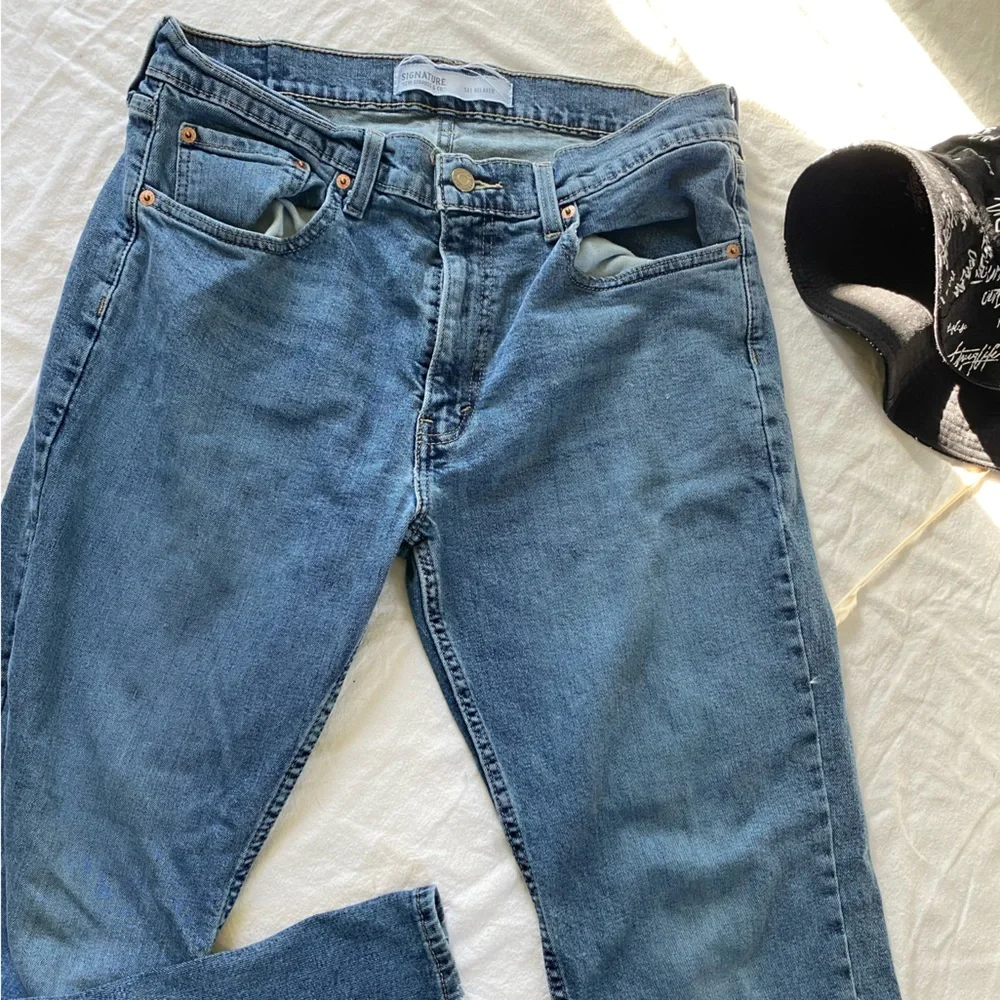 Levi's Strauss & Co. Gold Signature Mens Relaxed Fit Jeans Headlands - 32W x 34L